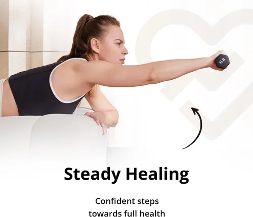 Vista 5 de Portzon Mancuernas de neopreno con agarre antideslizante para ejercicio de entrenamiento corporal total y tonificación muscular, compatible con 2