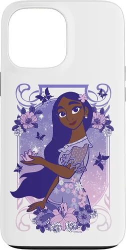 Vista 23 de Funda para iPhone 16 Disney Encanto Isabella Dreamy Floral Retrato