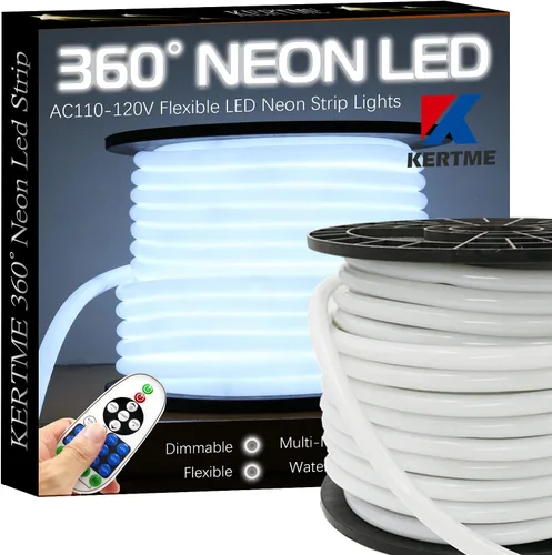 Vista 10 de luz LED de neón de 360 grados