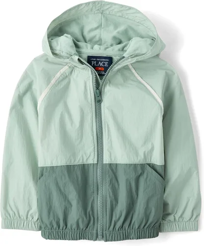 Vista 2 de The Children's Place Chaqueta cortavientos para bebés varones y niños pequeños Ónice