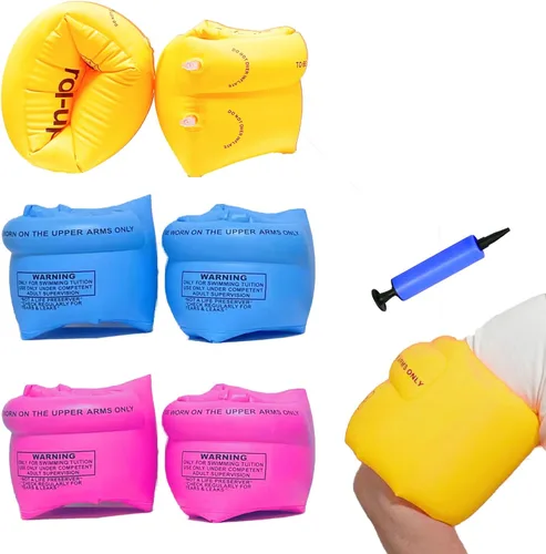 Vista 11 de Arm Floaties for Adults,Toddler Floatie for Pool,Inflatable Floatie Swim Arm Bands Floaties for Kids and Children