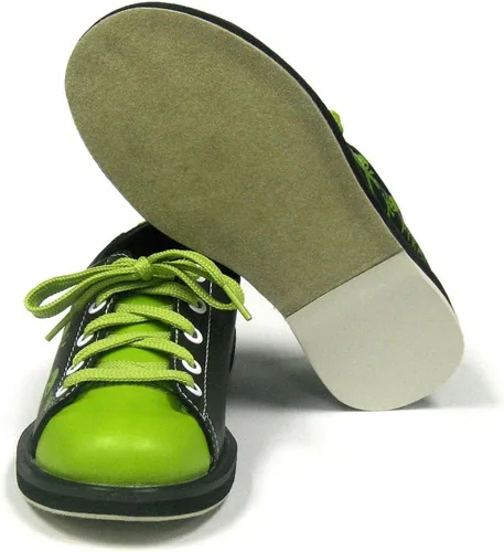 Vista 3 de Pyramid Zapatos de bolos color verde y negro para jóvenes