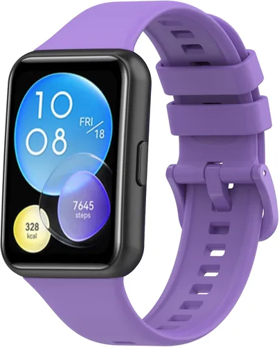 Vista 7 de Senter Correas de repuesto de goma suave de liberación rápida para Huawei Watch Fit 2 Smart Watch