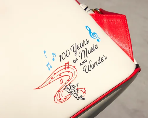 Vista 8 de Loungefly Disney Mickey Musician Disney 100 Anniversary Mini-mochila, exclusiva de Tienda