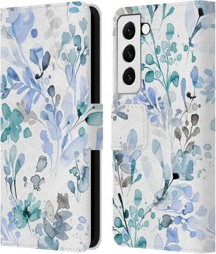 Vista 270 de Head Case Designs Officially Licensed Ninola Beige Wild Grasses Leather Wallet Case Compatible with Samsung Galaxy A07 4G