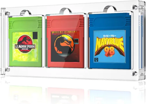Vista 15 de Estuche de exhibición de cartuchos de videojuegos, compatible con soporte para tarjetas Gameboy Advance, marco acrílico magnético para colección