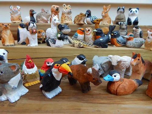 Vista 6 de Selsela Figura de madera de cebra, estatua, raya, caballo, escultura, decoración, decoración, arte en miniatura, talla, animal pequeño