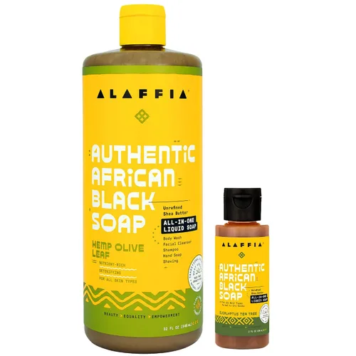 Vista 6 de Autentico jabón negro africano Alaffia, 32 onzas, 32, 1, 1