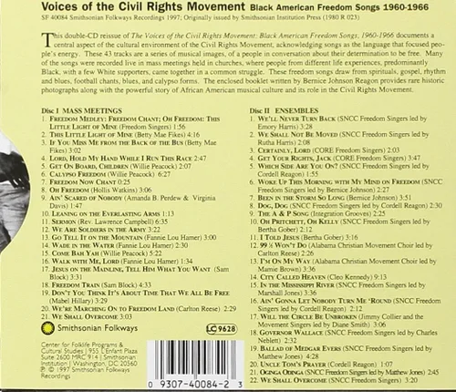 Vista 2 de Voices of the Civil Rights Movement Various