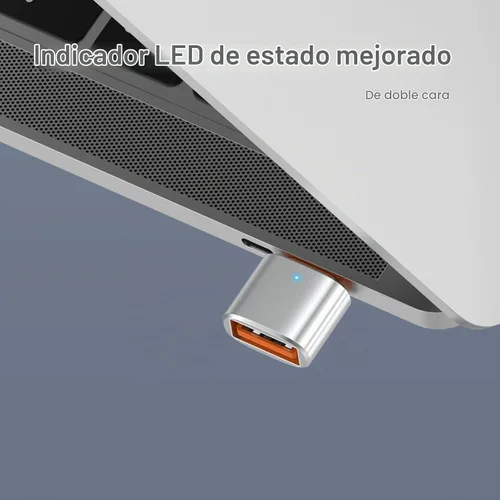 Vista 5 de Duyasurs Paquete de 6 adaptadores USB C a USB, transferencia de datos de alta velocidad, adaptador USB C macho a USB 3.0 hembra OTG para iPhone 17