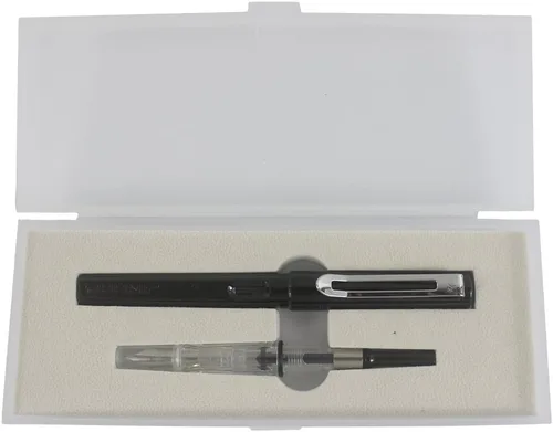 Vista 7 de Gullor Jinhao 599 - Pluma estilográfica de punta fina con punta media, color negro