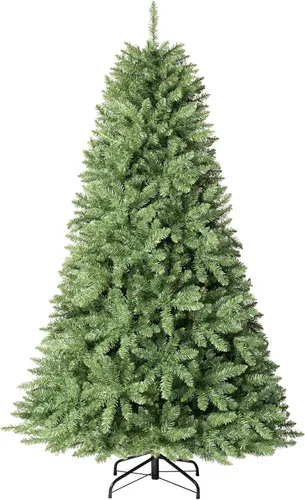 Vista 21 de HAPPYGRILL Árbol de Navidad artificial de 4 pies, árbol de Navidad sin Verde