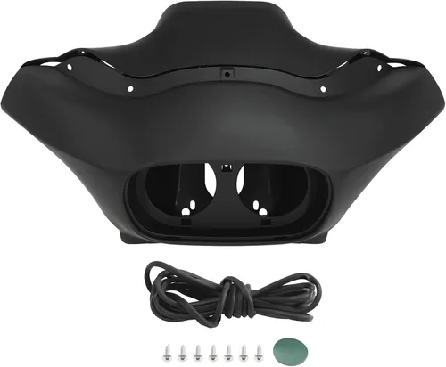 Vista 17 de Carenado interior ABS negro sin pintar compatible con Harley Davidson Road Glide FLTR 1998-2013