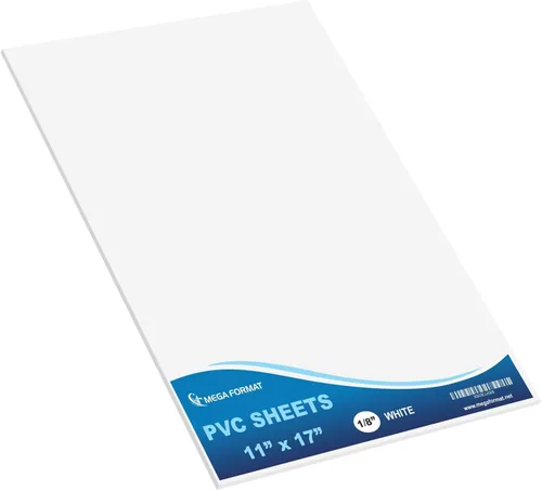 Vista 47 de Mega Format Hojas de plástico de PVC expandido – Hoja negra rígida de 5 x 7 pulgadas para manualidades, señalización y exhibiciones – Sintra Negro