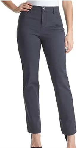 Vista 62 de Gloria Vanderbilt - Pantalones de mezclilla Amanda clásicos de tiro alto y pierna cónica petite para mujer Begonia Bloom