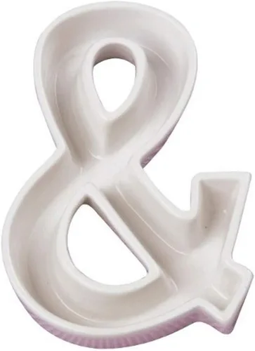 Vista 14 de Plato de cerámica con diseño de carta de amor Ivy Lane, color blanco, 6 - pulgadas, Blanco