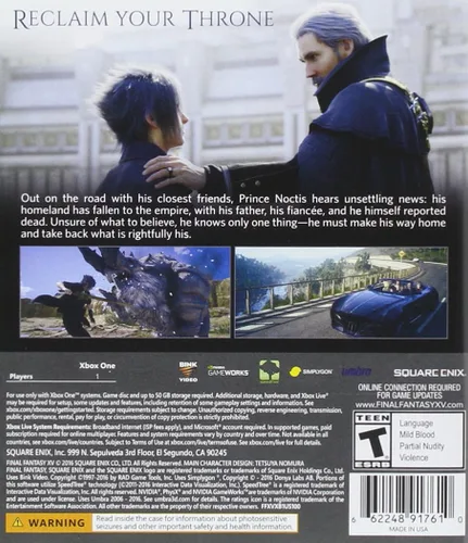 Vista 2 de Square Enix 91761 Final Fantasy Xv Xbox One