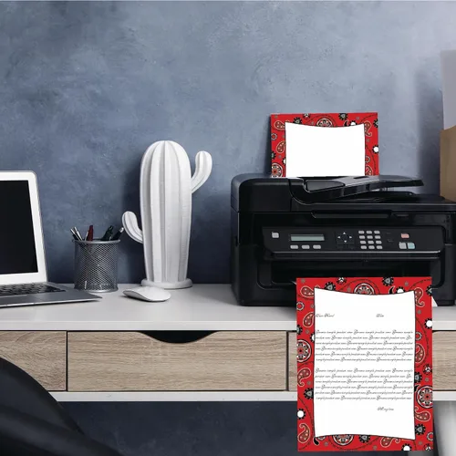Vista 4 de Bandana Letterhead - Papel para impresora láser y inyección de tinta (25 hojas)