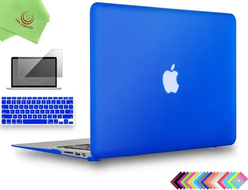 Vista 34 de UESWILL Funda rígida mate 3 en 1 compatible con MacBook de 12 pulgadas con pantalla Retina modelo A1534 + funda de teclado y protector de pantalla