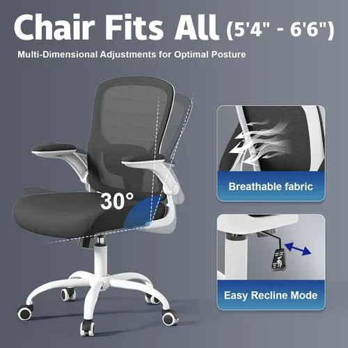 Vista 14 de Silla de oficina ergonómica, silla de juegos, silla de escritorio