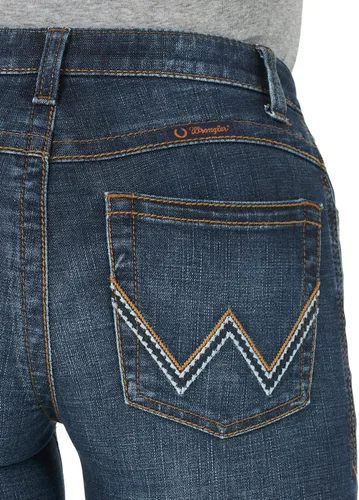 Vista 6 de Wrangler - Jeans Premium Patch Mae para mujer, ajuste por encima de la cadera