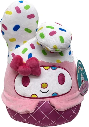Vista 2 de Squishmallows Hello Kitty Tuxedosam My Melody - Juego de 3 peluches (8 pulgadas)