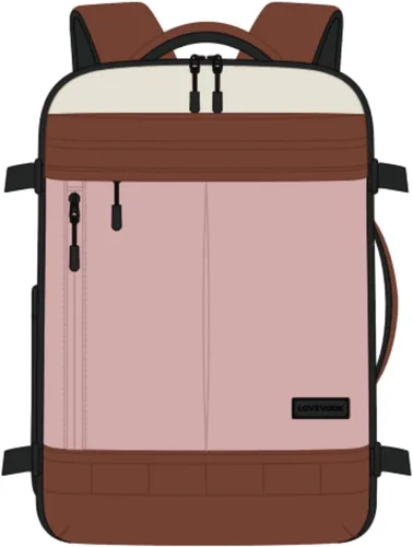 Vista 13 de LOVEVOOK - Mochila de viaje para mujer y hombre, aprobada como equipaje de mano, bolsa de artículos personales TSA, accesorios esenciales