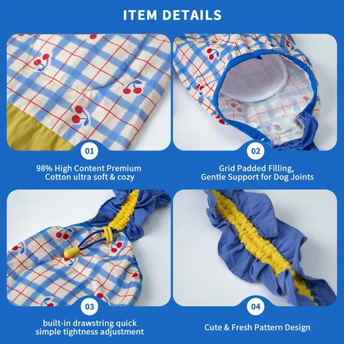 Vista 6 de Fundas protectoras de codo para perros para patas delanteras para dejar