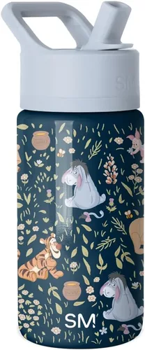 Vista 52 de Simple Modern Kids Summit - Botella de agua con tapa con pajilla, vaso de acero inoxidable de 14 onzas con aislamiento para niñas, para la escuela