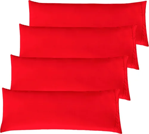 Vista 50 de Elegant Comfort Fundas de almohada sólidas de microfibra de alta calidad hotelera, tejido suave, resistente a las arrugas y a las manchas, fácil