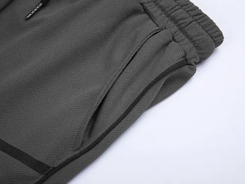 Vista 6 de FLYFIREFLY Pantalones cortos de entrenamiento de gimnasio para hombre, ligeros, atléticos, pantalones cortos para entrenamiento de culturismo