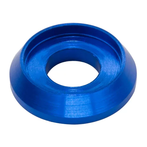 Vista 27 de [60PCS] Arandelas de avellanado M3 Color Negro, Aleación de aluminio anodizado, Juntas de arandelas de cabeza Cuña de Copa para Tornillo