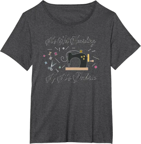 Vista 35 de It's Not Hoarding If Its - Camiseta de costura para acolchado, Blanco, S