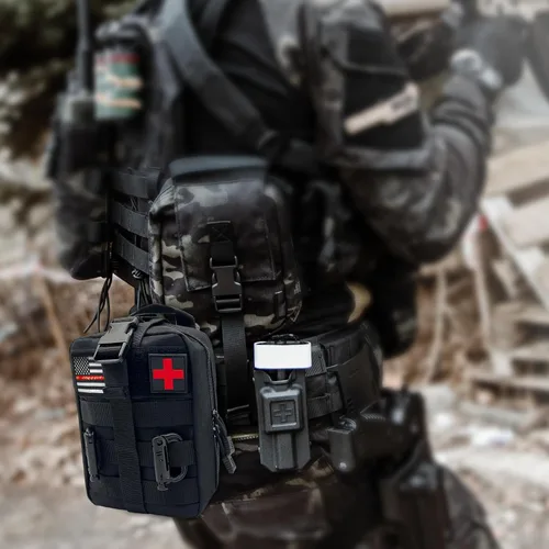 Vista 6 de Molle Tactical - Bolsa vacía para primeros auxilios