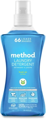 Vista 7 de Method Detergente líquido para lavandería; aroma a salvia de playa, removedor de manchas; 66 cargas por botella de 53.5 onzas; (paquete de 1)