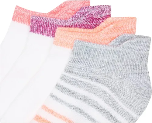 Vista 2 de Hanes Calcetines tobilleros antideslizantes para bebés y niños pequeños, paquete múltiple