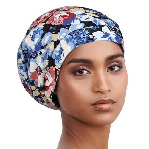 Vista 6 de Alnorm - Gorro con forro de satén y suave banda elástica para hombres y mujeres, talla única Se ajusta a la mayoría