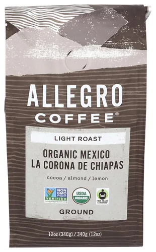 Vista 9 de Allegro Coffee Café orgánico molido mezcla para desayuno, 12 oz