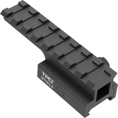 Vista 7 de 8-Slot Picatinny Rail Riser Mount, (1"/0.83"/0.5" Height), 3.4" Length Flat Top Mount Adapter and Riser Mount