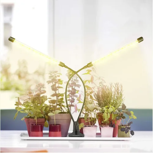 Vista 5 de bseah Luces de cultivo para plantas de interior, lámpara de cultivo de plantas de espectro completo, 10 niveles regulables, encendido y apagado