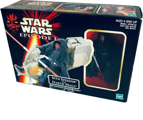 Vista 3 de Star Wars Episodio I: La amenaza fantasma, Sith Speeder y Darth Maul figura de acción