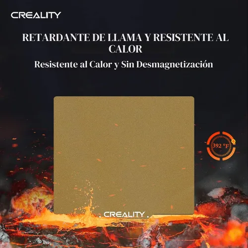 Vista 4 de Placa PEI Oficial de Creality con Adhesivo para Creality Ender 3/Ender 3 Pro/Ender 3 V2/Ender 3 S1/Ender 3 S1 Pro/Ender 3 Neo/Ender 3 V2 Neo/Ender