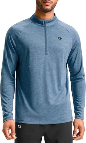 Vista 10 de G Gradual Camisetas deportivas de manga larga con cremallera de un cuarto Blanco