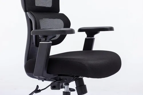 Vista 5 de Silla ergonómica de oficina con respaldo alto Ruedas de hoja rodante Silla de malla para ejecutivos, asistentes a la oficina, trabajo desde