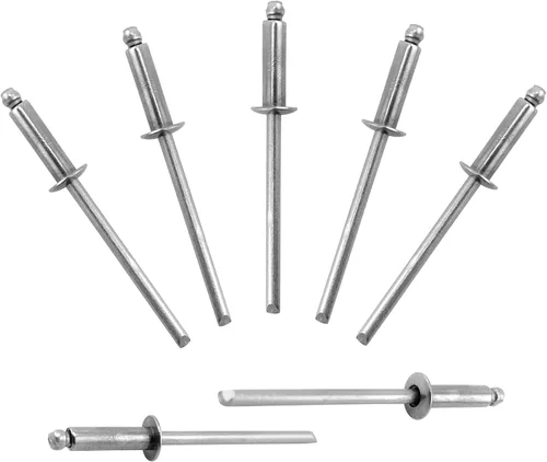 Vista 8 de ALLCLEAN 60 piezas de remaches ciegos de aluminio de 1/4" x 1", remaches pop de 6,4 x 25mm, agarre de aluminio y mandril de acero