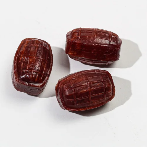 Vista 6 de Dooboe Barriles de Cerveza de Raíz de Caramelo Duro - 6 Libras - Envueltos Individualmente - Dulces Clásicos Antiguos Nostálgicos