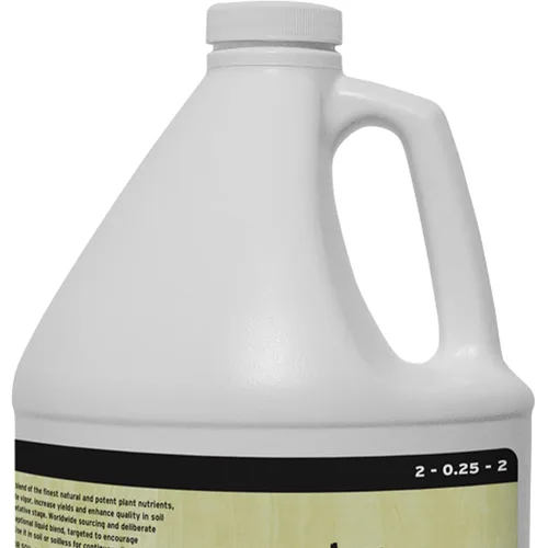 Vista 2 de Roots Organics Buddha Grow, fertilizante líquido orgánico, 2-0.25-2 NPK, 1 galón