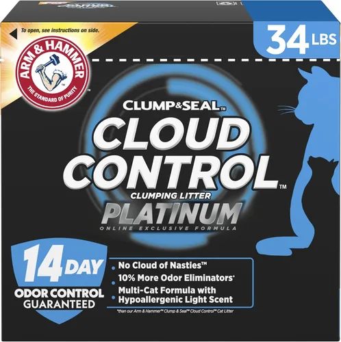 Vista 14 de ARM & HAMMER Cloud Control Platinum Arena para gatos, para gatos múltiples