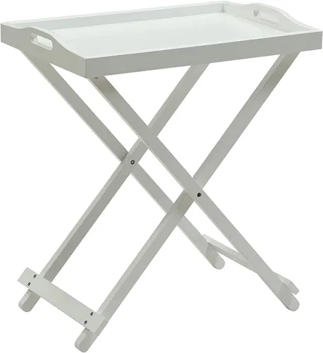 Vista 7 de Pemberly Row Mesa de bandeja plegable en gris