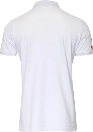 Vista 2 de U.S. Polo Assn. Polo de piqué sólido para hombre, Negro